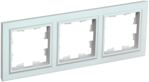 Рамка 3-постовая IEK Brite BR-M32-K36 жемчуг