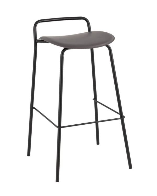 Стул барный Stool Group Mantis 9083T dark grey экокожа, темно-серый