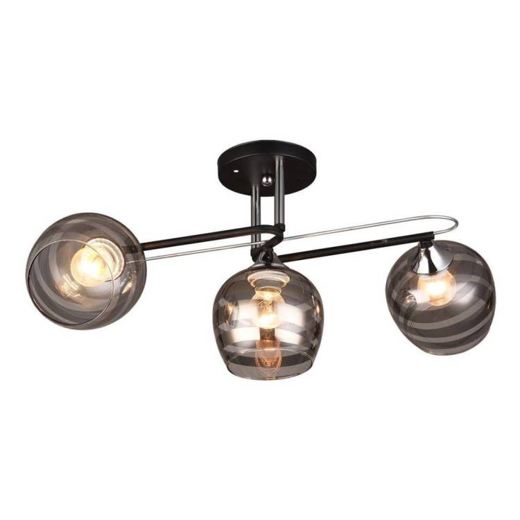 Потолочная люстра IMEX Md.1042 MD.1042-3-S BK+CH