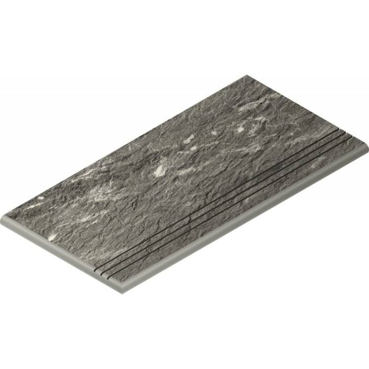 Ступень Italon Скайфолл X2 620040000106 Гриджио Альпино Закругленная Левая Грип 30x60