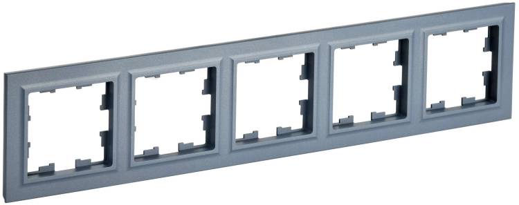 Рамка 5-постовая IEK Brite BR-M52-K35 маренго