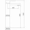Смеситель для раковины Comforty FC045B-CMT 00004149950 черный фото 8