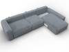 Диван угловой Лига Диванов Лига-066 131228 Серый фото 8