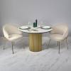 Стол Bradex Home Aura RF 0836 керамогранит Ravena Natural (матовый), золото 110x110x75 фото 14