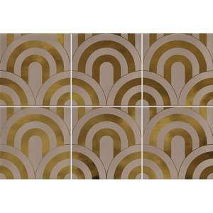 Декор Vives Hanami Takada Nuez Oro 23x33.5