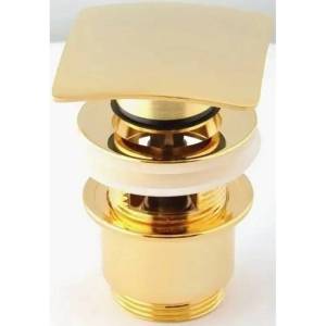 Донный клапан Remer 905SCC2114DO Латунь, Золотой
