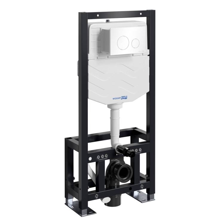 Система инсталляции для унитазов Wasserkraft Dill 61TLT.010.ME.WH02 клавиша белый