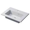 Раковина Uperwood Aurora RAurora50wg белая глянцевая, 50x36