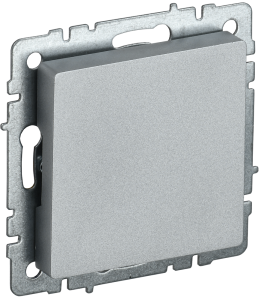 Заглушка с суппортом IEK Brite BR-PL10-K47 алюминий