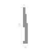 Плинтус Ultrawood Base 1216 i 200x1.6x12 фото 2
