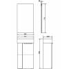 Тумба с раковиной Comforty Асти 40 00-00012835 белый фото 8