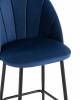 Стул барный Stool Group Логан New AV 413-Cb-08(PP) велюр синий фото 7