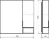 Зеркало Comforty Франкфурт 90, дуб шоколадно-коричневый фото 6
