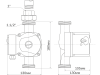 Циркуляционный насос Aquario AC256-180 фото 4