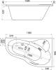 Акриловая ванна Santek Ибица XL 160x100 R фото 3