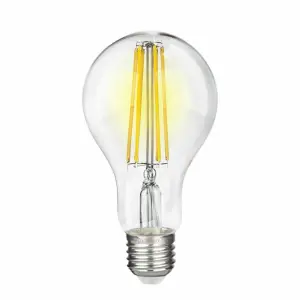 Лампа светодиодная филаментная Voltega Crystal E27 15W 2800K прозрачная VG10-A1E27warm15W-F 7104