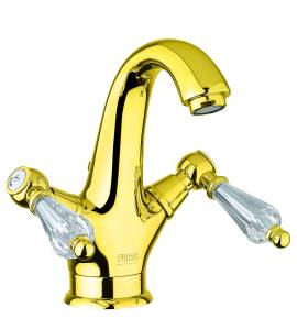 Смеситель для раковины Fiore Gioielli 08OO0623 золото