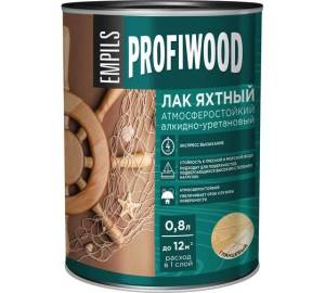 Лак яхтный атмосферостойкий алкидно-уретановый Profiwood глянцевый 0.8 л