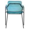 Стул Bradex Home Napoli FR 0323 светло-бирюзовый с черными ножками фото 4