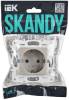 Розетка 1-местная с заземлением IEK Skandy SK-R11-16-K37 шампань фото 6