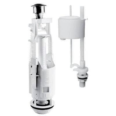 Комплект арматуры Berges Wasserhaus Eko 030622 22 двухкнопочный, боковой клапан