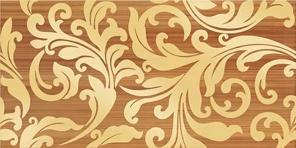 Декор Ceramica Classic Ампир 04-01-1-10-03-12-677-0 бежевый темный 25x50