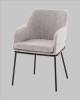 Стул Stool Group Кози AV 318-C82sm-08 серый, букле, с подлокотниками фото 4