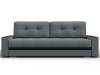 Диван прямой с декором Лига Диванов Лига-096 132569 Серый;Черный фото 2