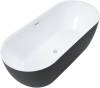 Акриловая ванна Aquanet Delight 170x78 черный матовый