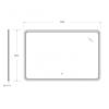 Зеркало Cezares Duet CZR-SPC-DUET-1200-800-LED-TCH 80x120 с подсветкой и сенсорным выключателем фото 9