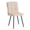 Стул Tetchair Medeo LT 25226 бежевый, черный, велюр