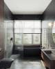 Душевая перегородка MaybahGlass MGD-700-5ш 79x195, стекло сатин 8 мм, профиль хром матовый фото 2