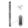 Полотенцесушитель электрический Маргроид Inaro Профильный Inaro-1206-057R 1200х60 правый, скр.монтаж, с крючками