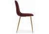 Стул Woodville Dabl 15293 wine red / gold фото 3