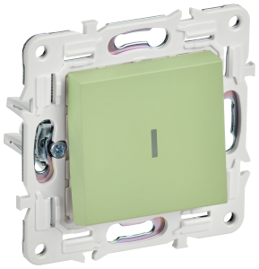 Выключатель 1-клавишный проходной IEK Skandy SK-V12-1-10-K06 мятный