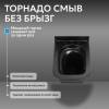 Унитаз-компакт Abber Rechteck AC1210TMB безободковый, сиденье микролифт, черный матовый фото 4