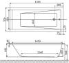 Акриловая ванна WHITECROSS Wave 160x70 см, с каркасом в комлпекте фото 4