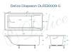 Ванна из искусственного камня Delice Diapason 180x80, с ножками, белая глянцевая фото 10