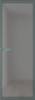 Межкомнатная дверь Profil Doors 1 AGN цвет профиля Зеленый воск, стекло безопасное 4 мм иней графит 600x2000