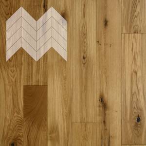 Паркетная доска Lab Arte Chevron Французская Елка Дуб Рустик лак без браша 600-450x150x14/3