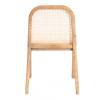 Стул Tetchair Freya 24411 груша (№3), бежевый лен, дерево вяз, ротанг, ткань лён фото 4