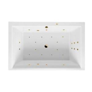 Акриловая ванна Excellent Crown Lux ULTRA WAEX.CRO19.ULTRA.GL 190x120 золото