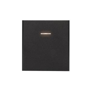 Выключатель 1-клавишный Kranz Strong KR-78-0713-5 антрацит