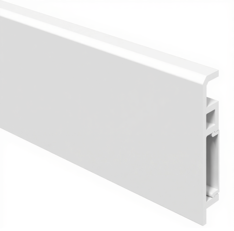 Плинтус Aberhof Luxe Белая орхидея 2000x70x13