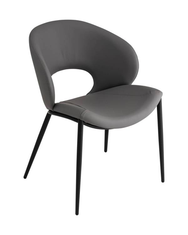 Стул Stool Group Вивьен LV-114-Na993-08-01 серый, экокожа