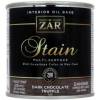 Льняное тонирующее масло ZAR Stain Interior Oil Base 123 Темный шоколад (Dark Chocolate Truffle) 0.236 л