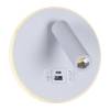Настенный светильник Reluce 86203-9.2-001KT LED12W+USB WT фото 5