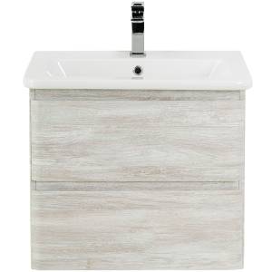 Тумба под раковину Belbagno Albano-Cer ALBANO-CER-500-2C-SO-RVB 47x44x50 Rovere Vintage Bianco подвесная с двумя выкатными ящиками