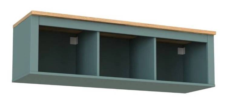 Полка Гуд Лакк Сага 2.08.17.150.16 Темно-бирюзовый/ясень