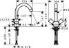 Смеситель для раковины Hansgrohe Logis 71222000 фото 4